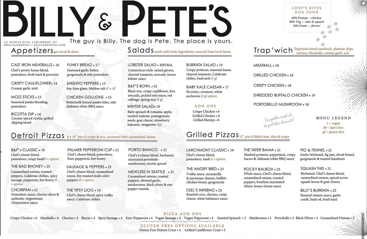 Itzel&rsquo;s Inferno Pizza &mdash; menu