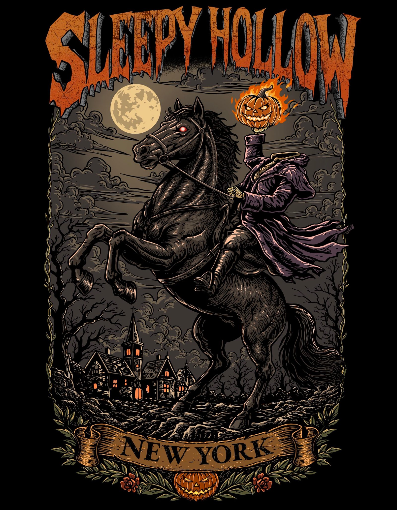 Rearing Horseman Tee