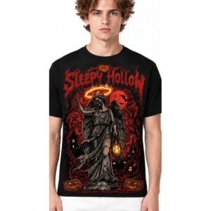 Angel Tee front: design printed on chest