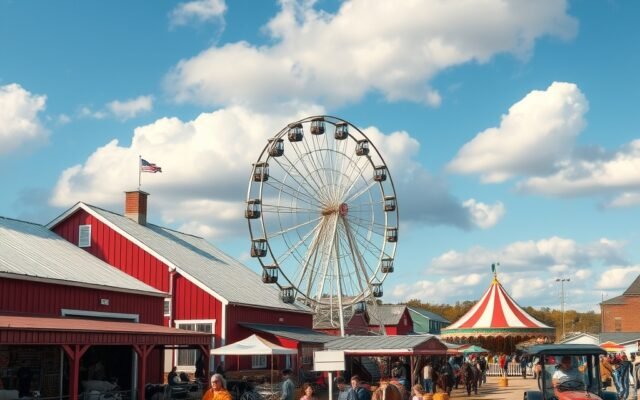 Yorktown Grange country fair midway rides