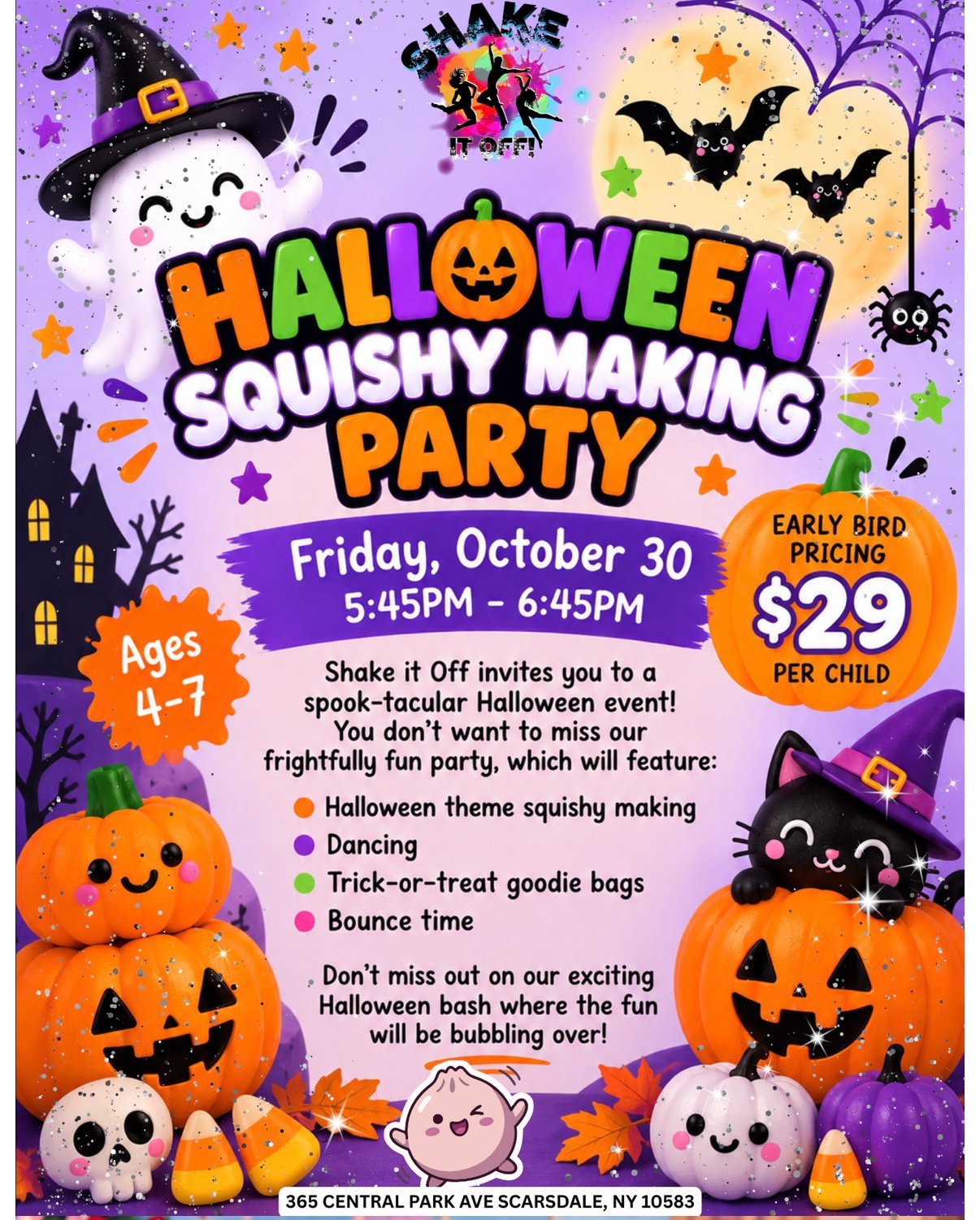 Halloween Squishy Making Party at Shake It Off!
