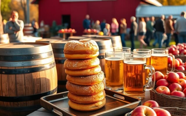 Cider Fest apple cider barrels Harvest Moon
