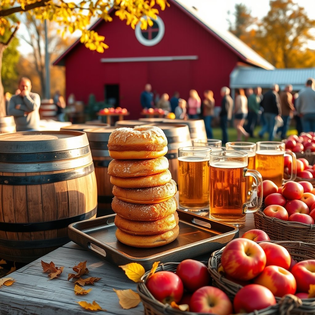 Cider Fest apple cider barrels Harvest Moon