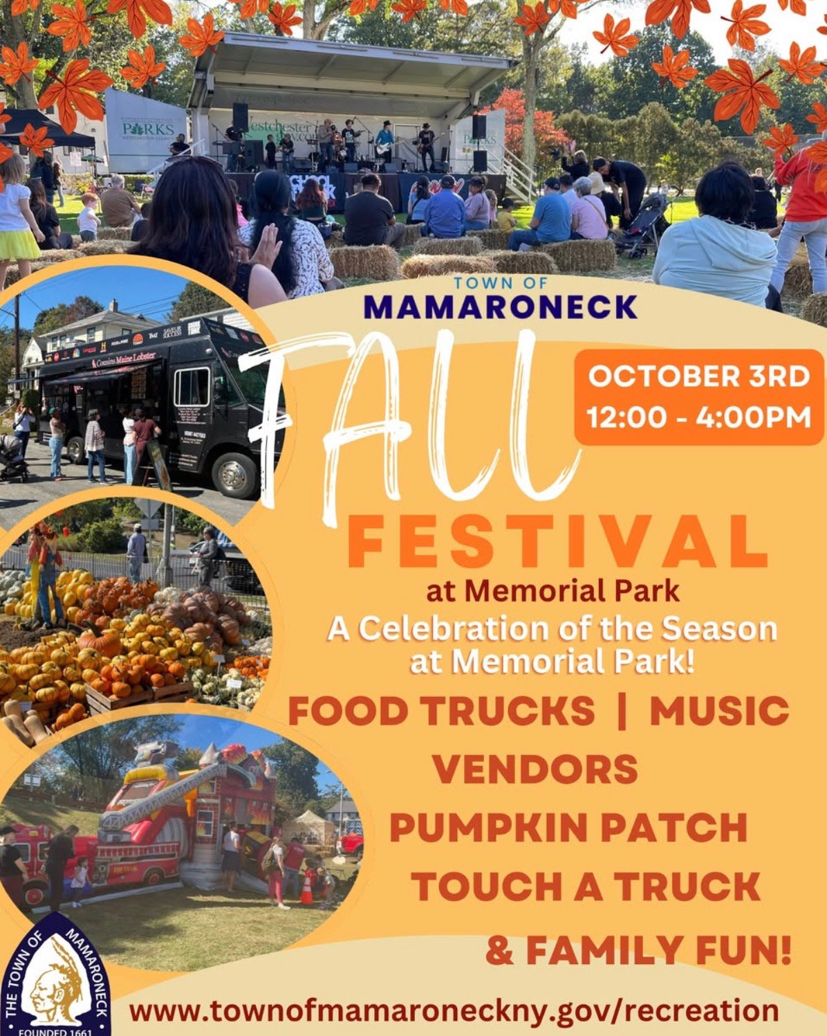Town of Mamaroneck Fall Festival — October 3