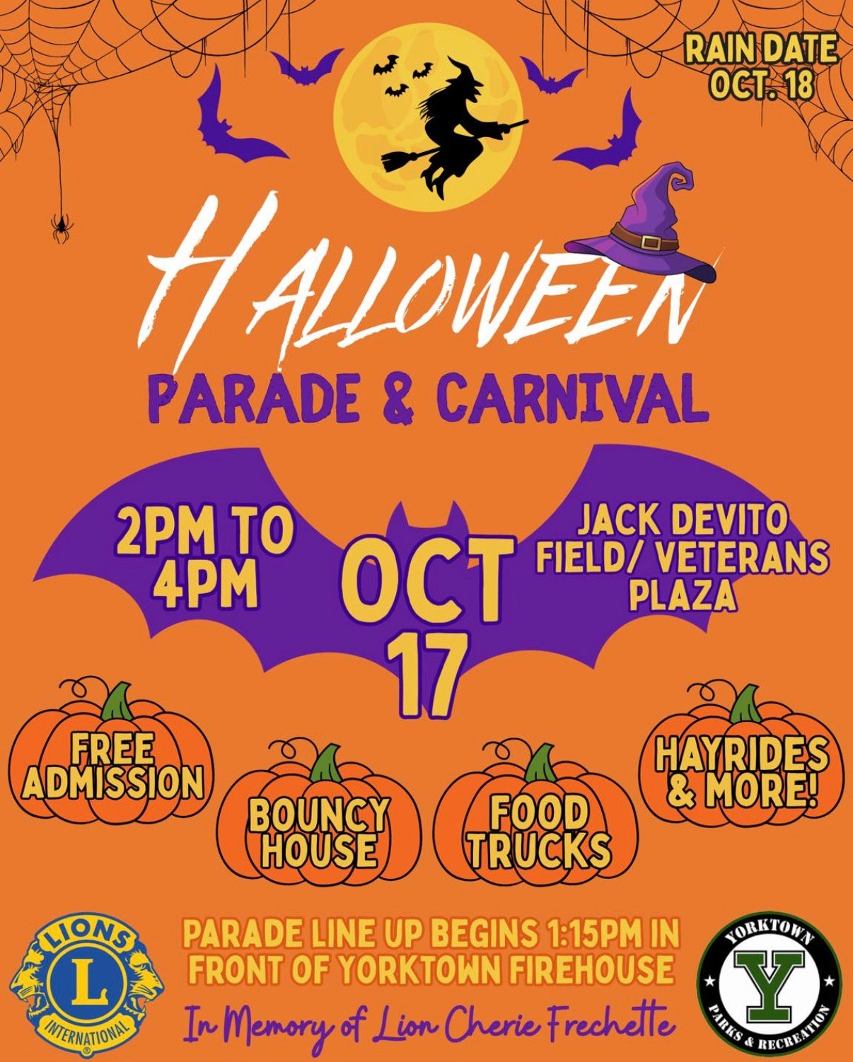 Yorktown Halloween Parade & Carnival — October 17
