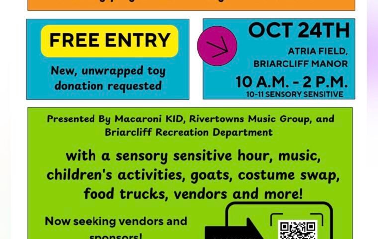 Harvest Mess and Music Fest at Atria Field, Briarcliff Manor, October 24