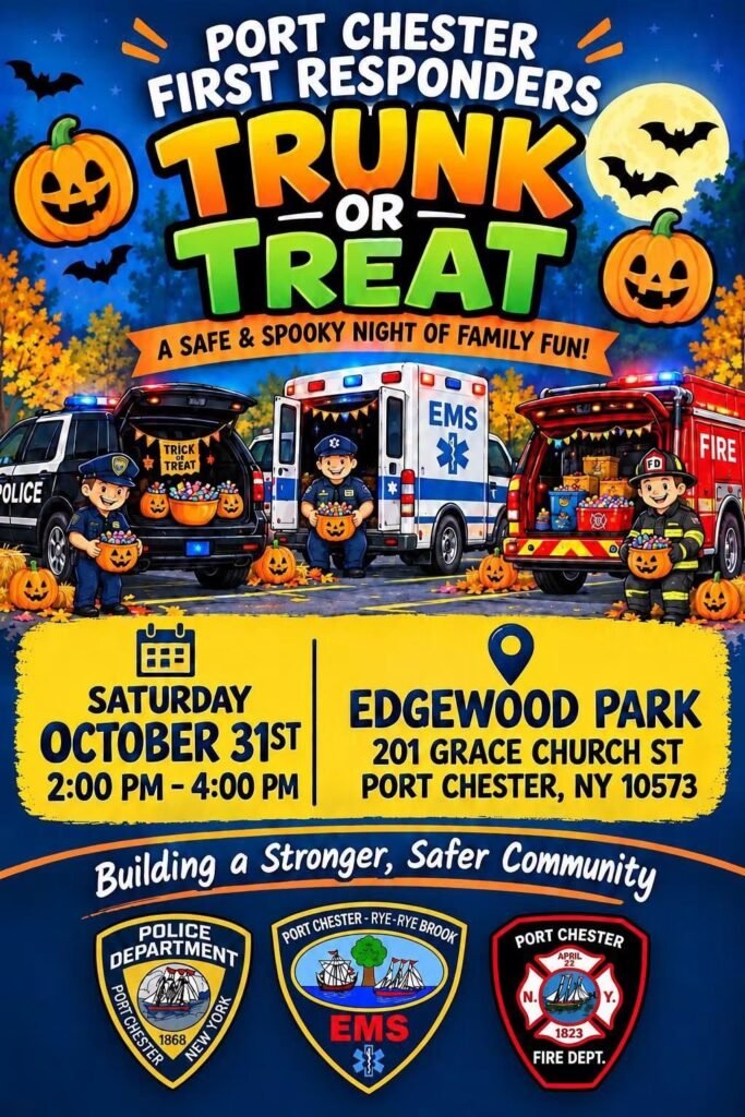 Port Chester First Responders Trunk or Treat at Edgewood Park — October 31
