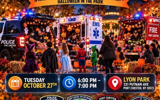 Port Chester First Responders Trunk or Treat at Lyon Park — October 27
