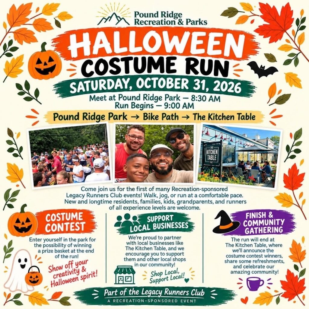 Pound Ridge Halloween Costume Run — October 31