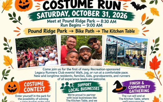 Pound Ridge Halloween Costume Run — October 31