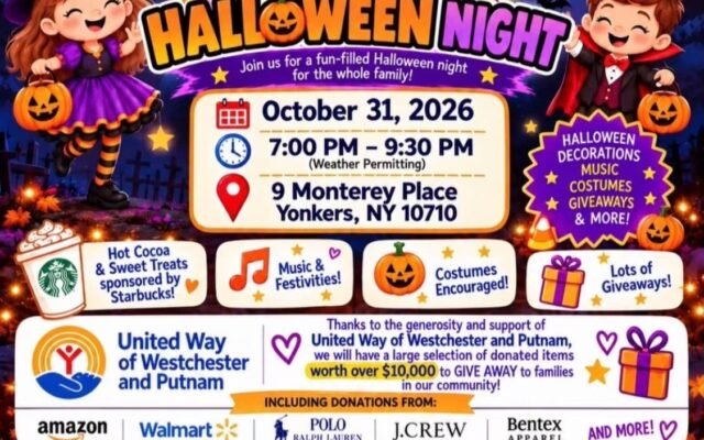 Thriller Halloween Night at Broadway Community Center, Yonkers — October 31