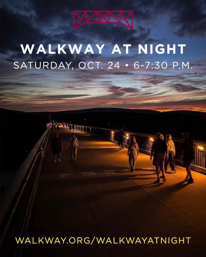 Walkway at Night: Last Full Moon Walk of the Season — October 24